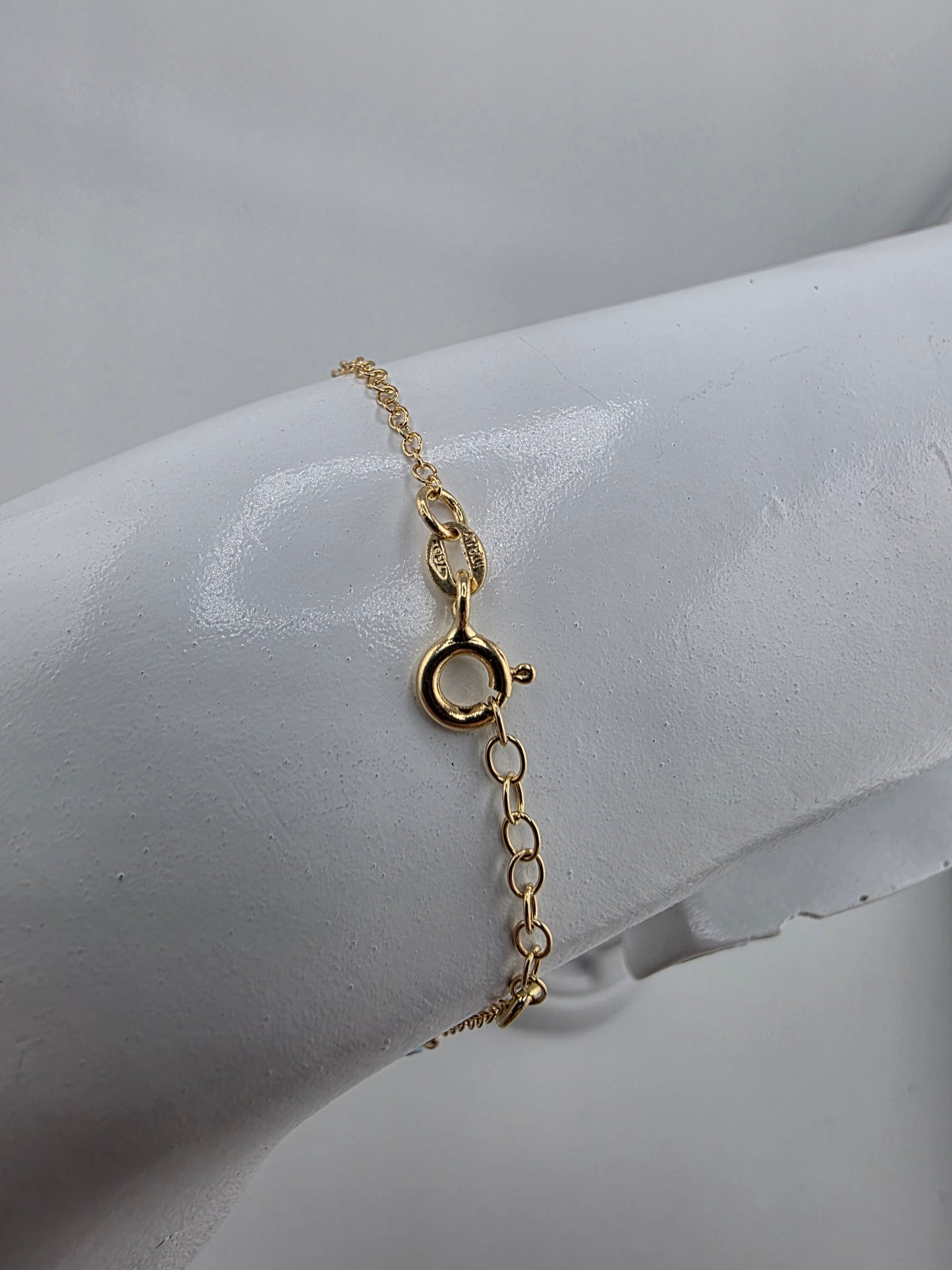 Bracelet with Turkish evil eye and cross