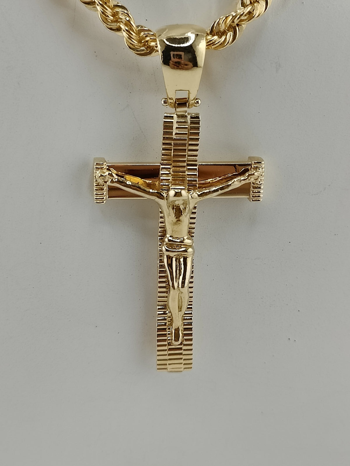 PENDANTS Cruz Oro Amarillo