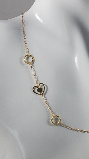 HEART NECKLACE - CIRCLES