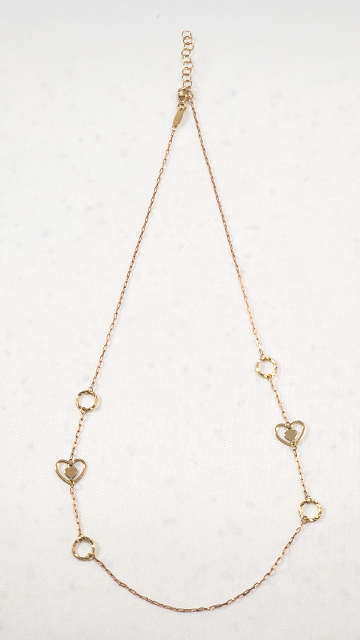 HEART NECKLACE - CIRCLES