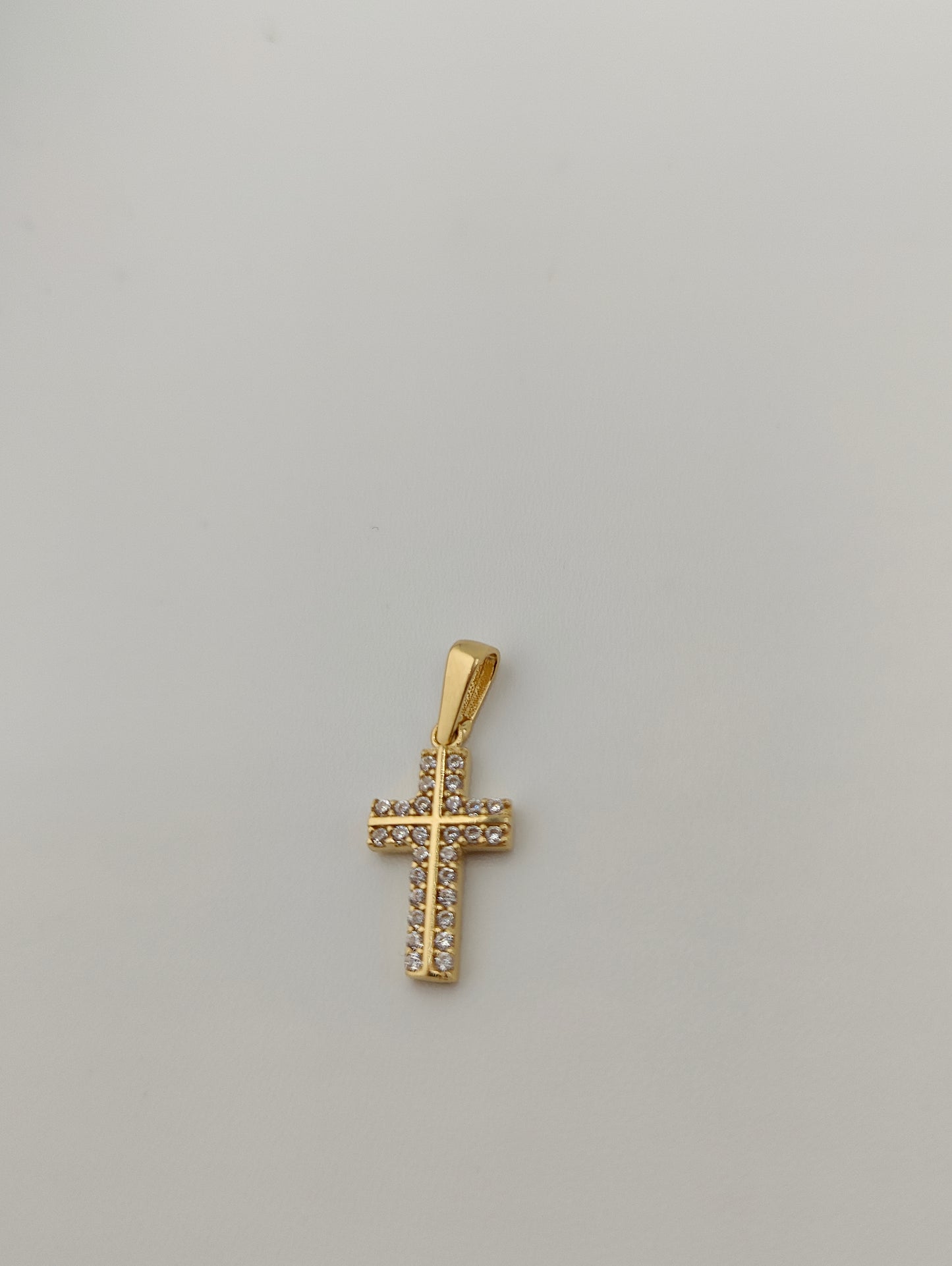 Cross with zircon S 104