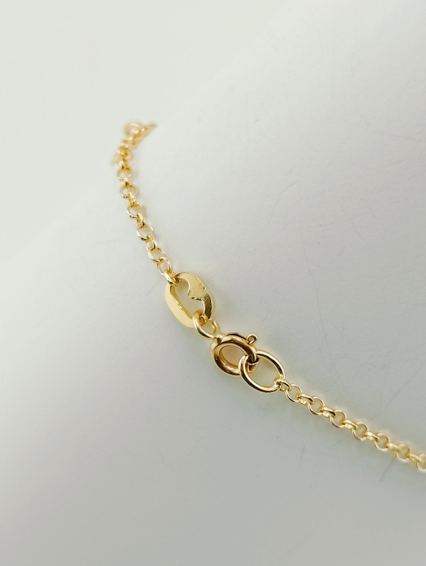 Heart and Dolphin Anklet 3.10g 24cm