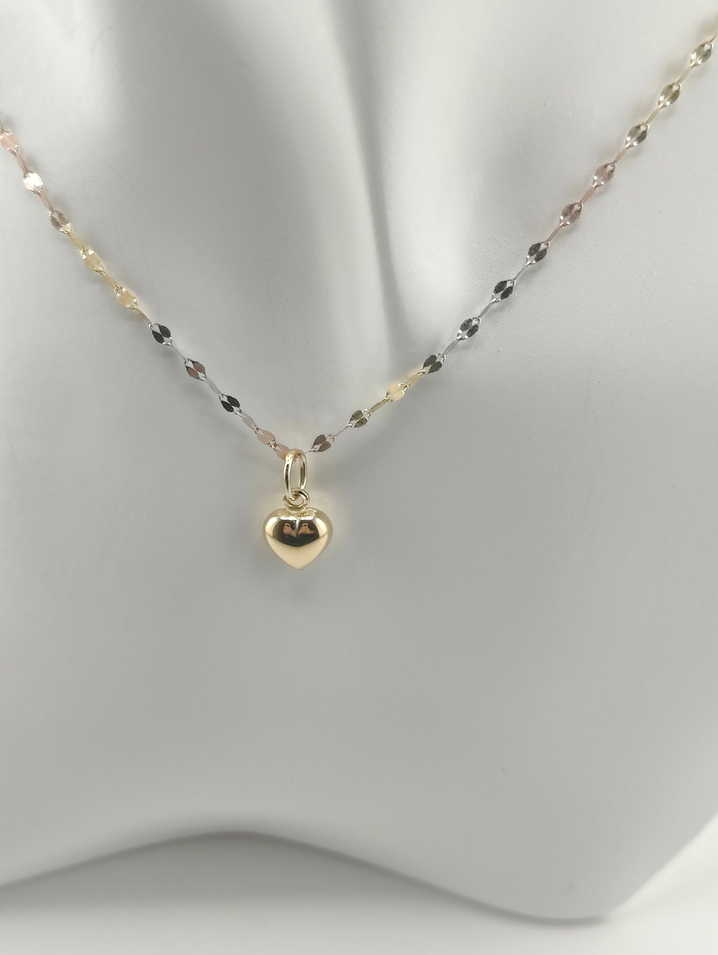 Golden heart pendant