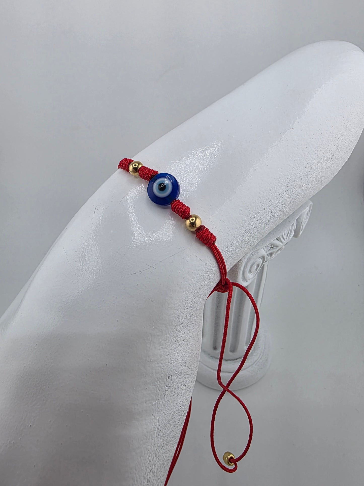 RED BRACELET WITH TURKISH EYE 020