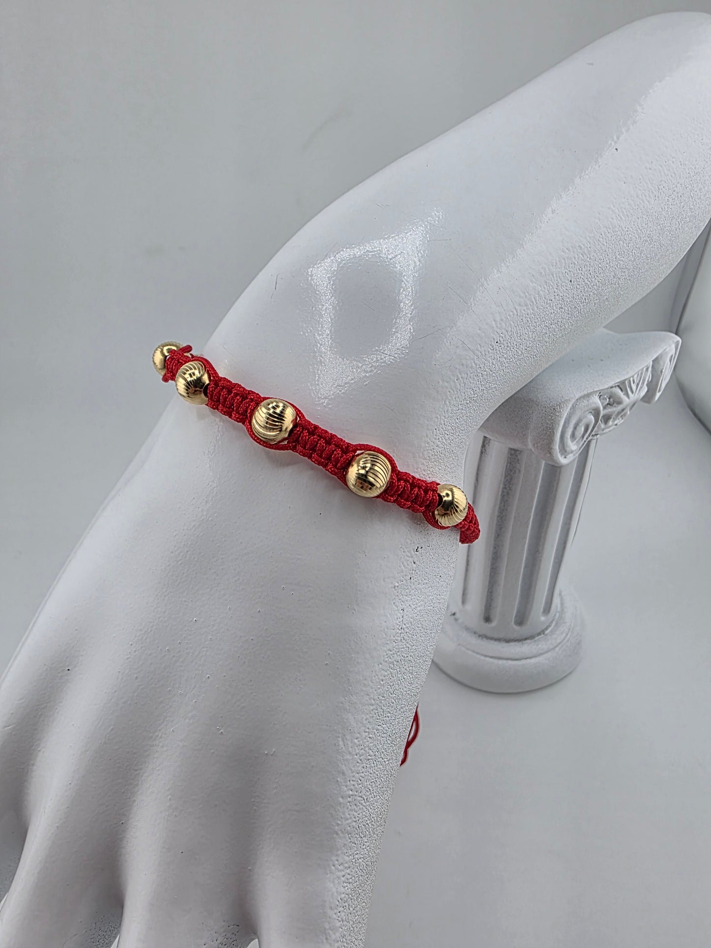 Red Woven Bracelet