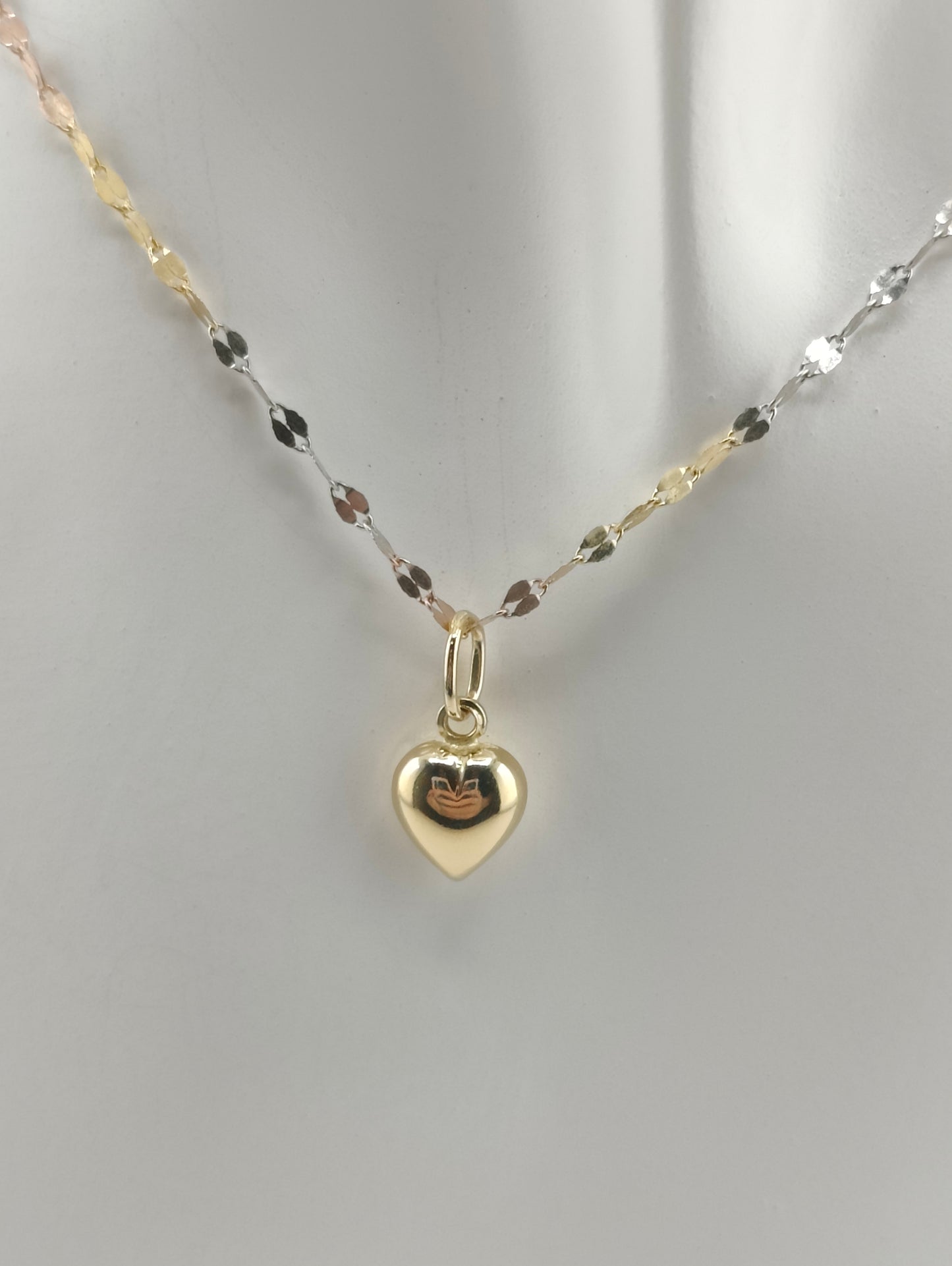 Golden heart pendant
