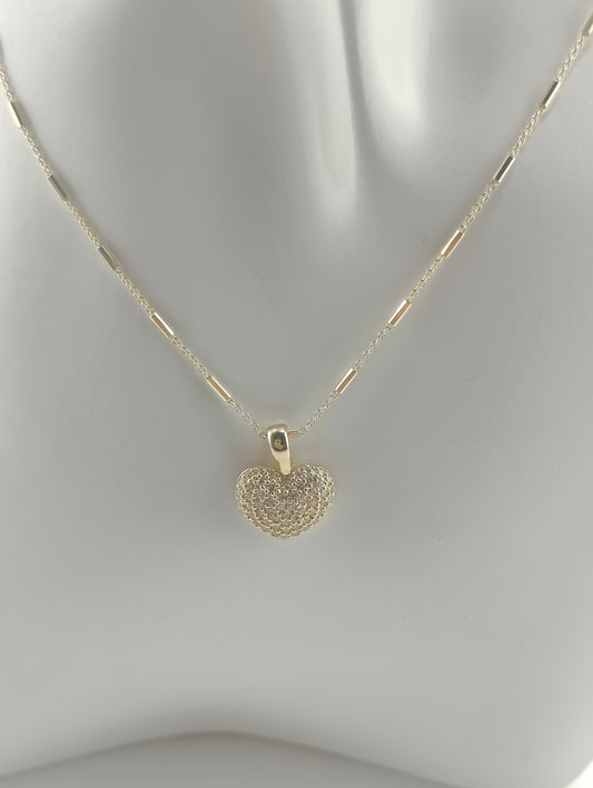 Pendant corazón con Circones