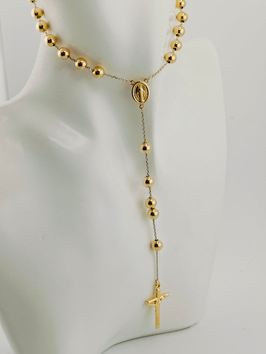 Rosary Smooth Spheres 13.70g 6mm 60cm