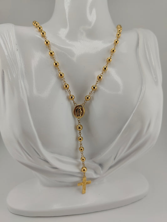 Yellow gold rosary