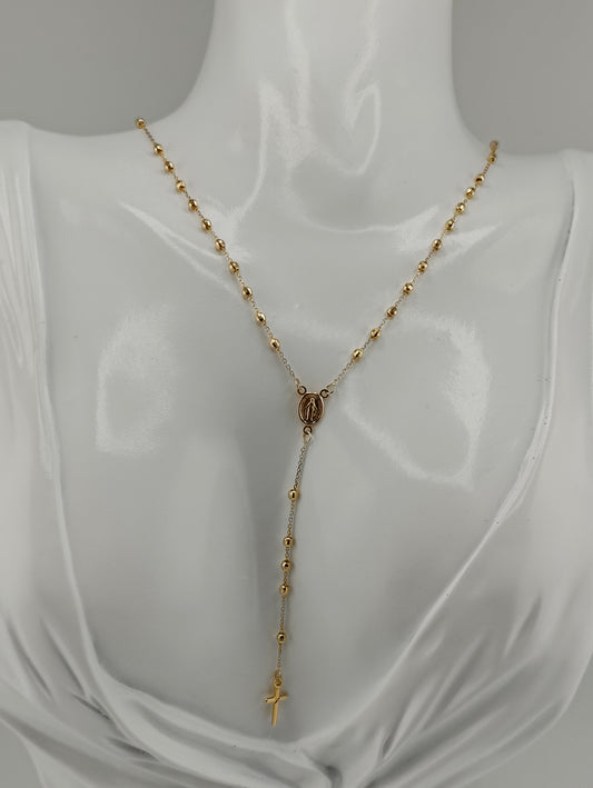 Rosary of vice-shaped spheres