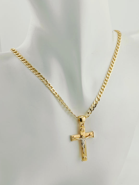 Christ with Screw and White Gold 3.60g